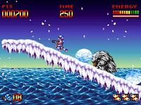 Super Turrican sur Nintendo Super Nes